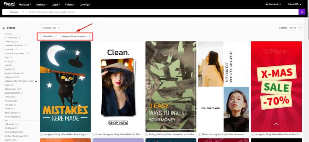modèles de stories instagram - Placeit