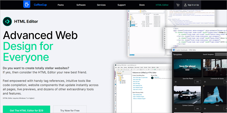 CoffeeCup HTML Editor