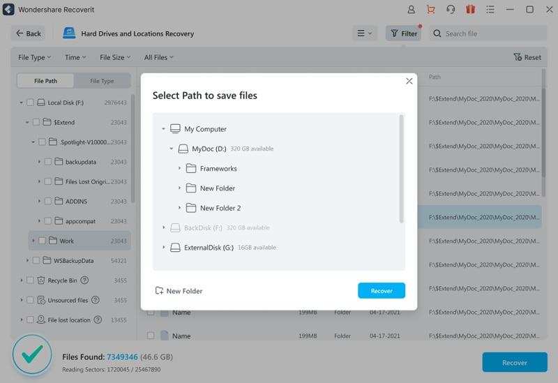 recover your lost files