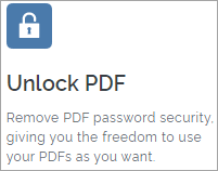 Unlock PDF