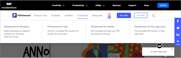 PDFelement for Mac