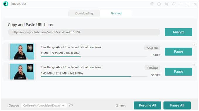 Inovideo Dashboard