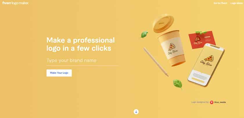 Fiverr logo maker builds.