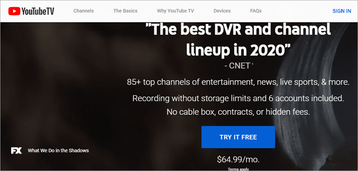 YouTube TV