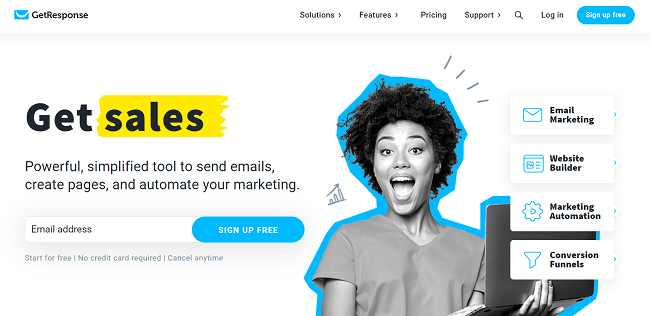Unbounce vs. GetResponse.