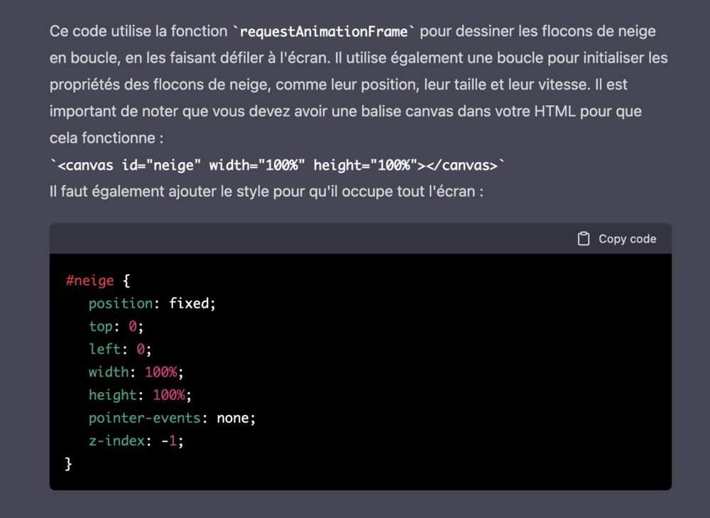 chatgpt écriture code 3