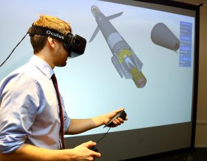 Jumping into an immersive virtual environment with the Oculus Rift