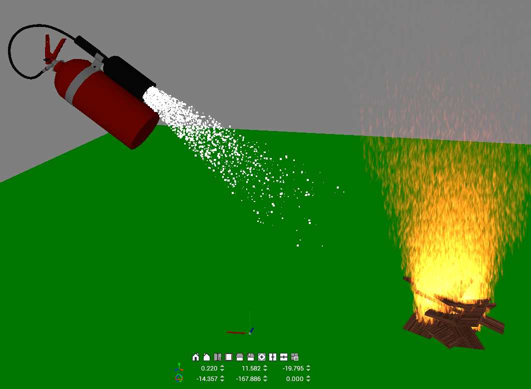 Fire extinguisher in Visionary Render