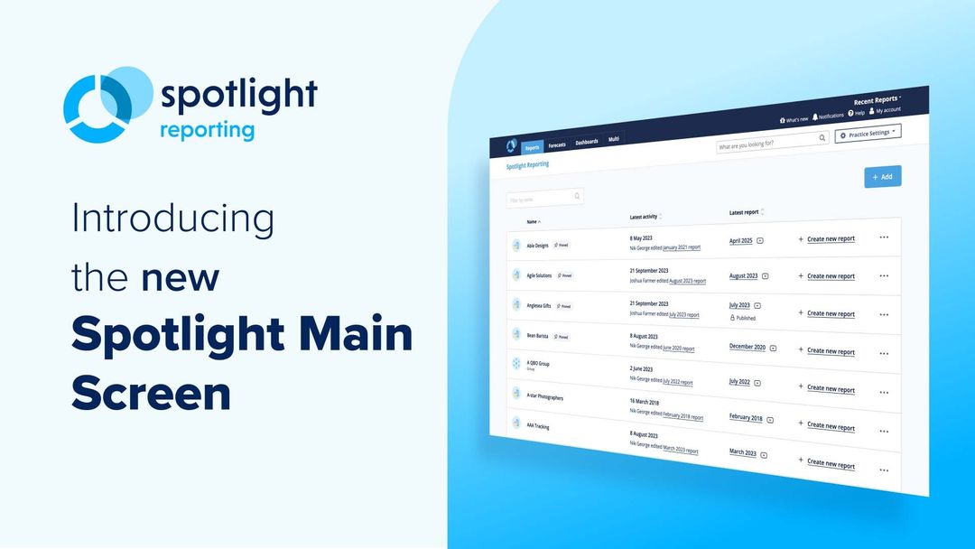 Powerful Financial Reporting Tools | Spotlight Reporting