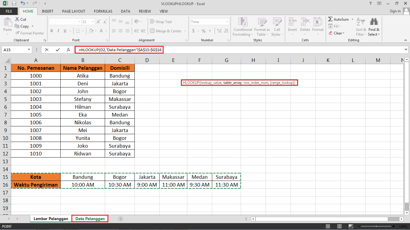 Cara Mudah Menggunakan Rumus Vlookup dan Hlookup di Dunia Kerja