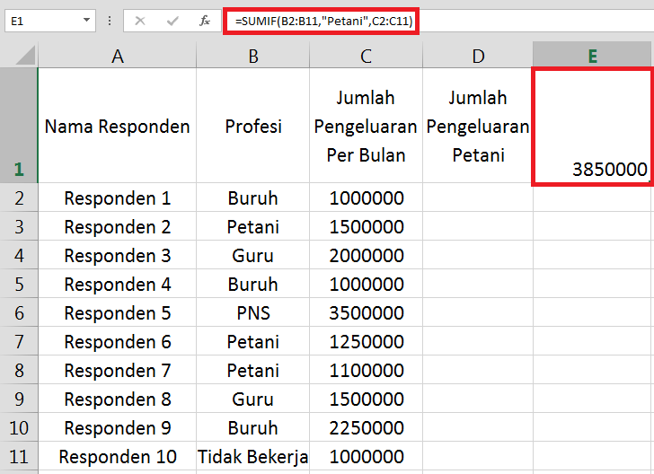 30+ Rumus Excel Lengkap dengan Contoh Perhitungannya KitaLulus