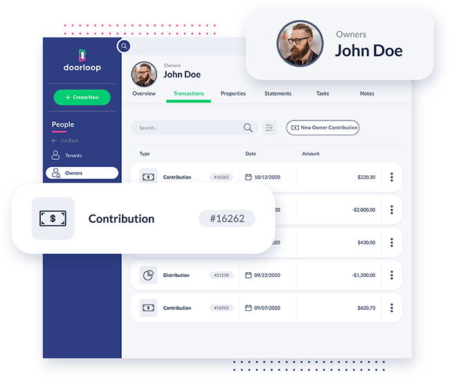 Owner and investor portal