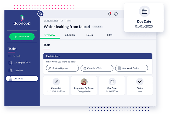Get maintenance and work order requests for vendors