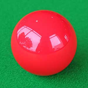 red snooker ball