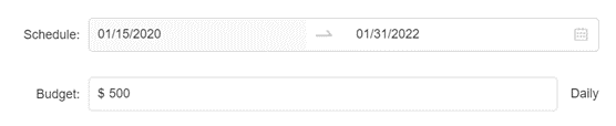 Pacvue Budget Manager Screenshot
