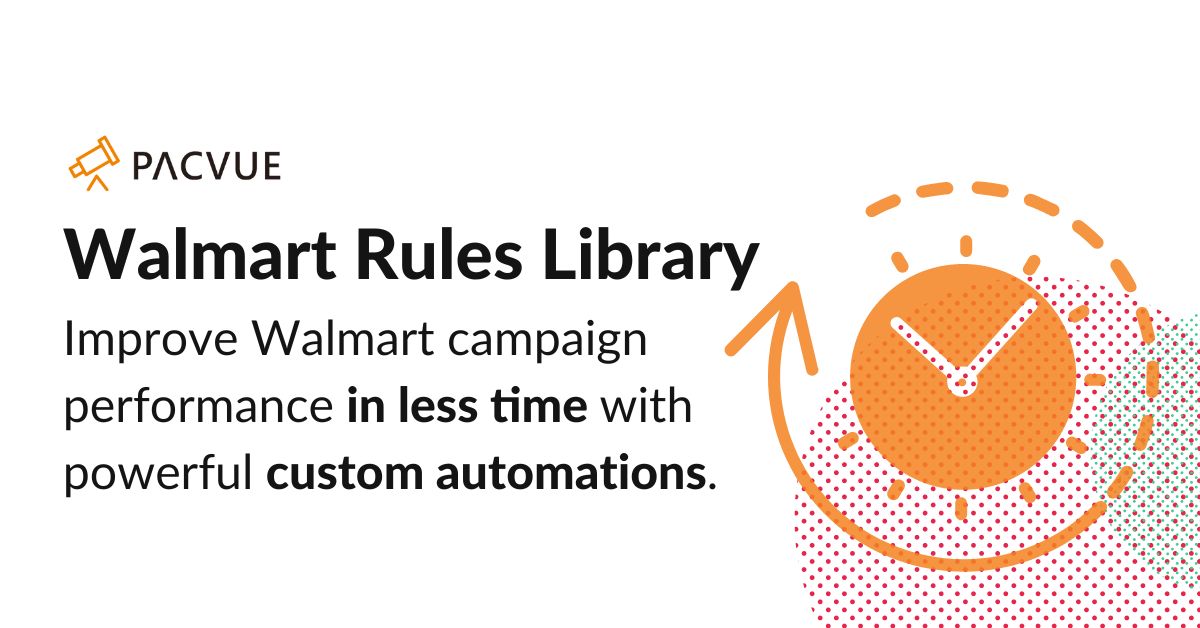 Pacvue's newly released Walmart Rules Library improves campaign performance in less time with powerful custom automations.