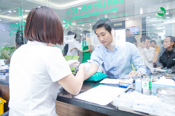 Xét nghiệm nhóm máu tại Hệ thống Y tế Thu Cúc