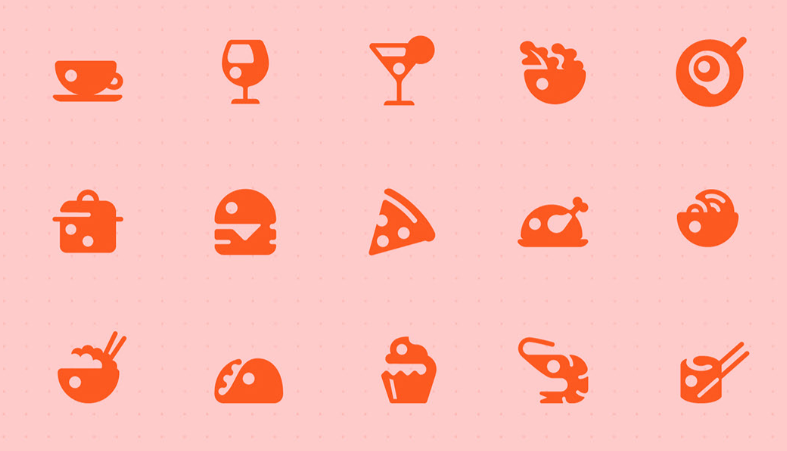 Adobe XD Design Examples, icons
