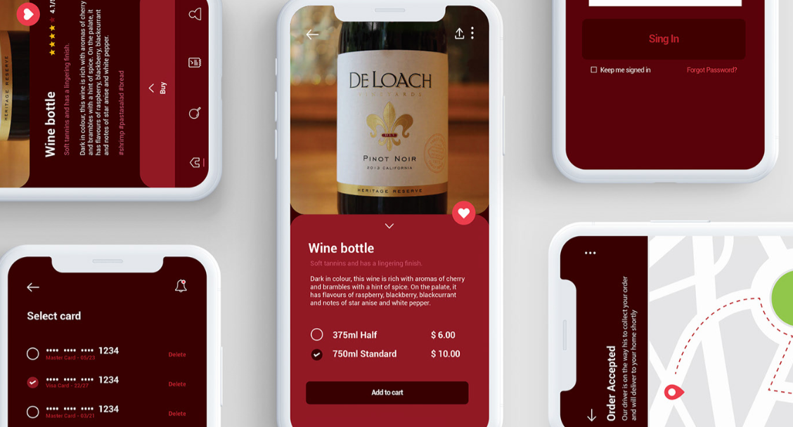 Adobe XD Design Examples, creating prototypes