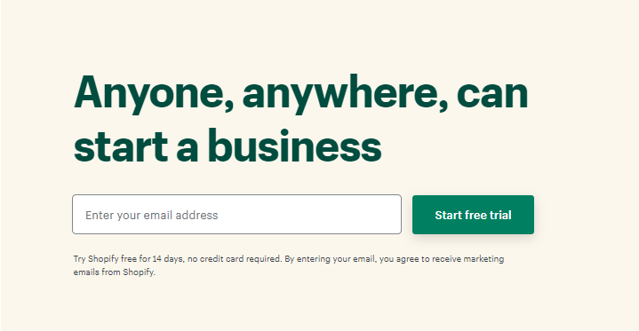 Shopify: examples of converting CTAs