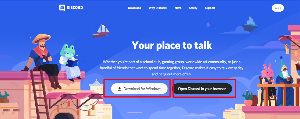 Discord web design: converting CTAs