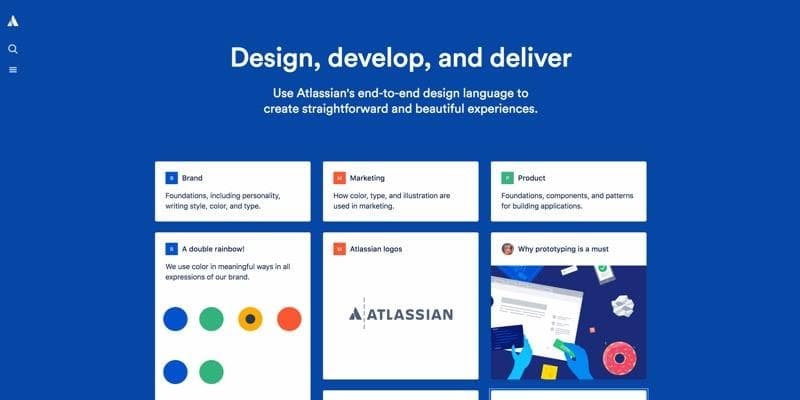 atlassian design system page image