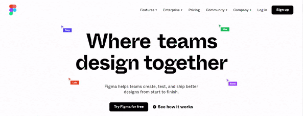 Figmas landing page design case study