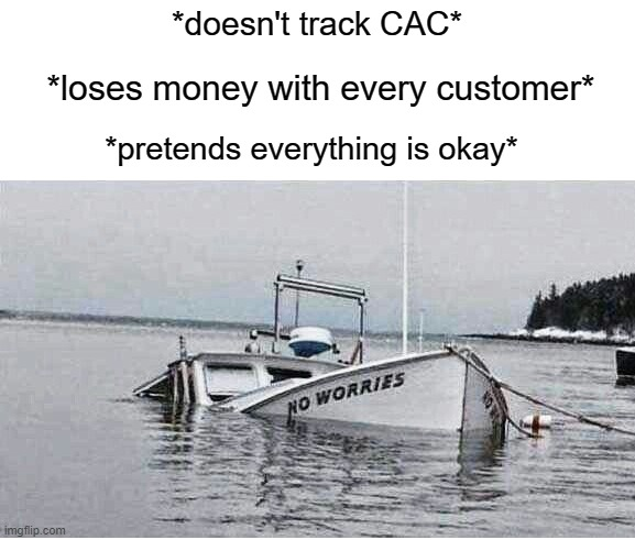 cac saas metric meme