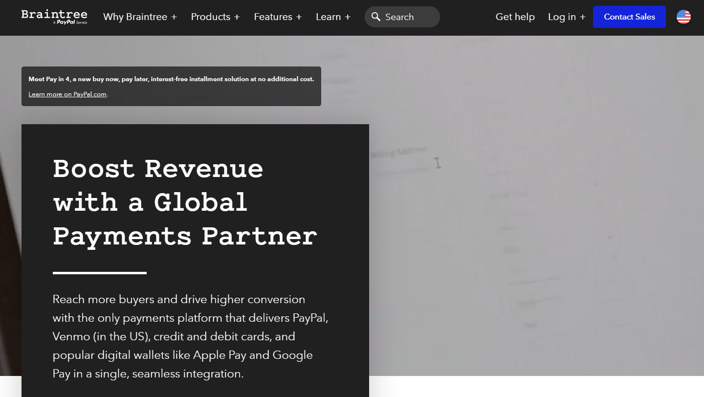 Braintree payment processing