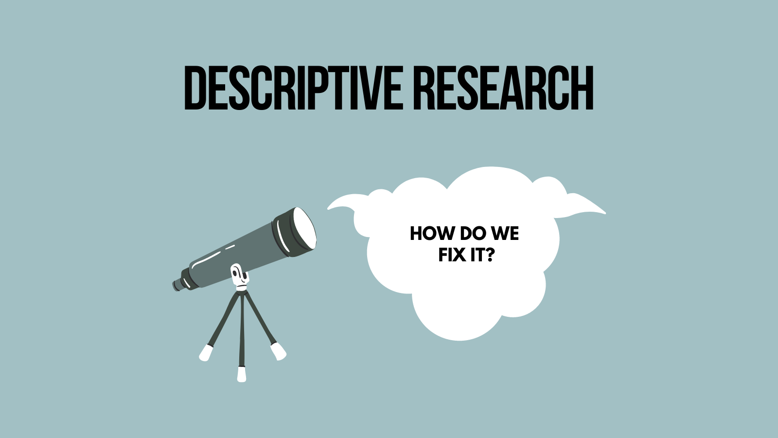 Descriptive research