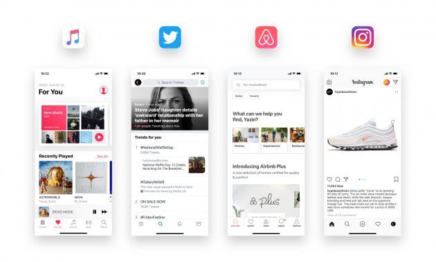 all app designs are the same