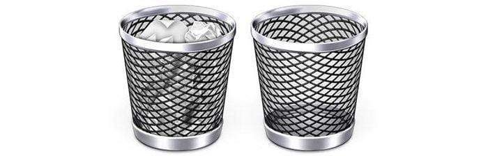 The image of two recycle bins