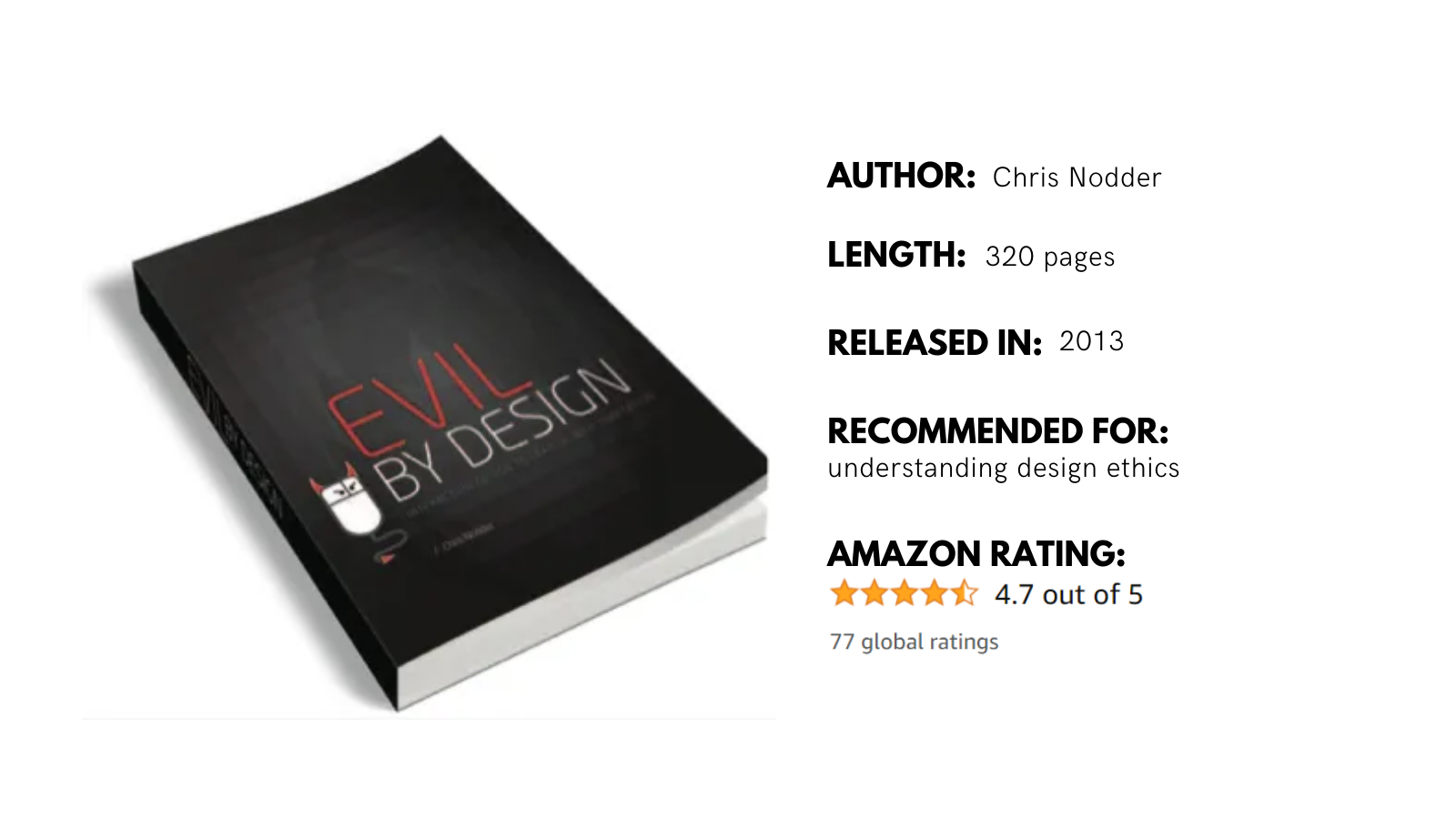 Evil by Design: Interaction Design to Lead Us into Temptation