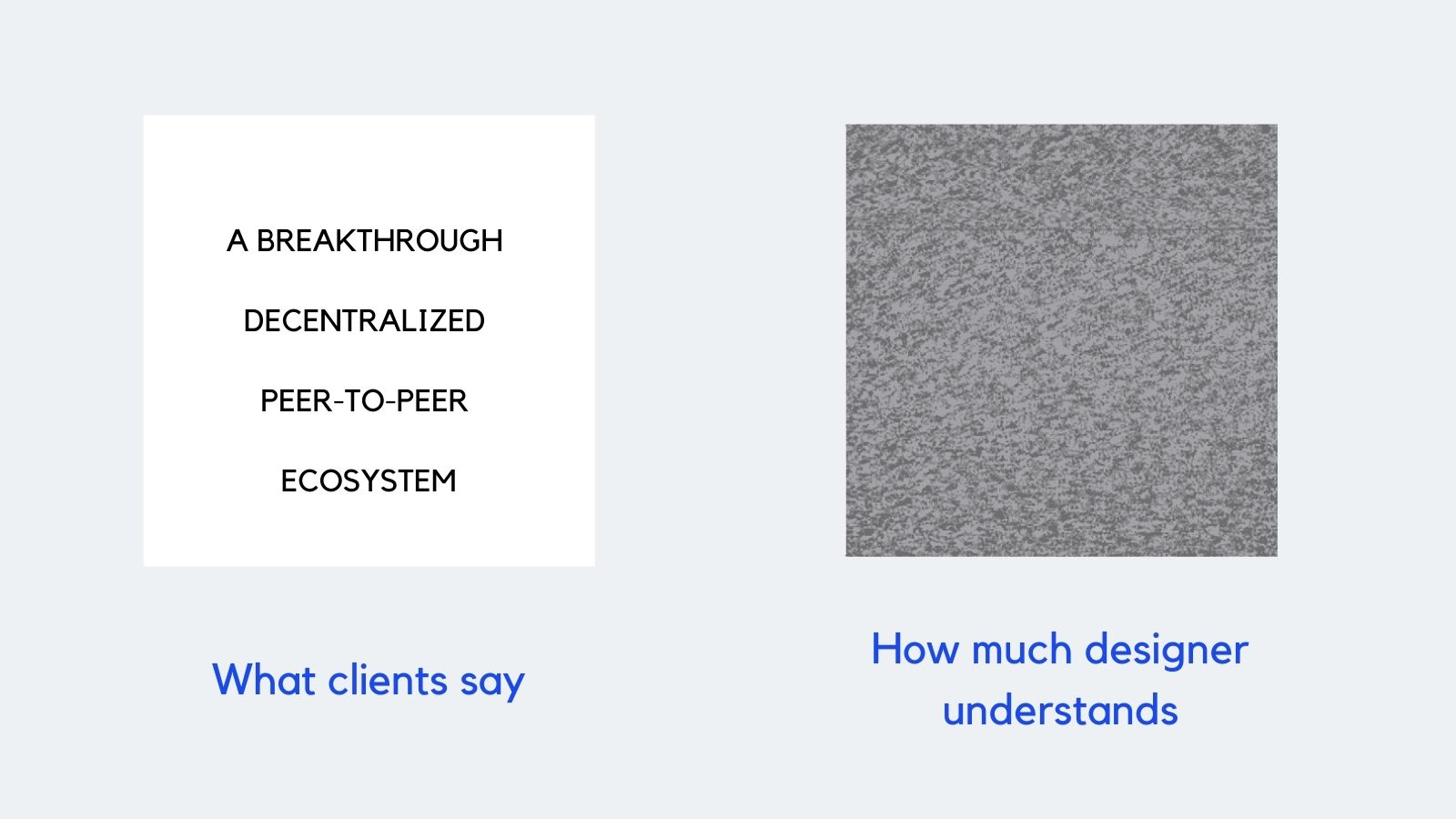 UX design documentation example (the bad one) meme