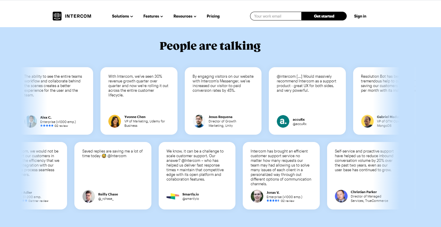 social media design pattern example