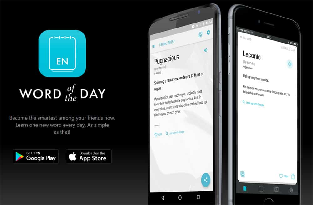 World of the day as a example of microlearning application