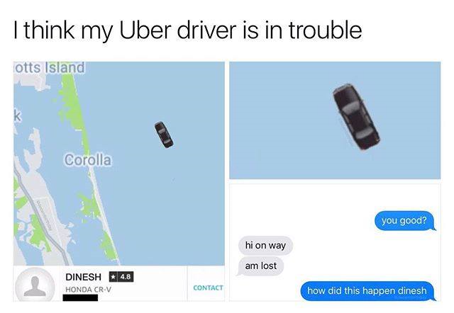 Uber ride meme