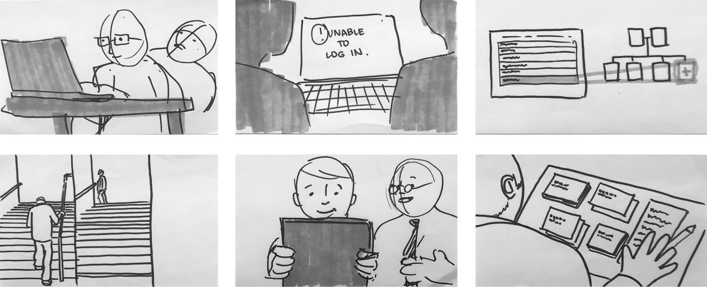 storyboard comic style