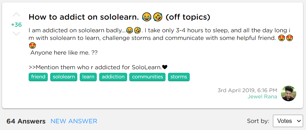 sololearn gamification meme