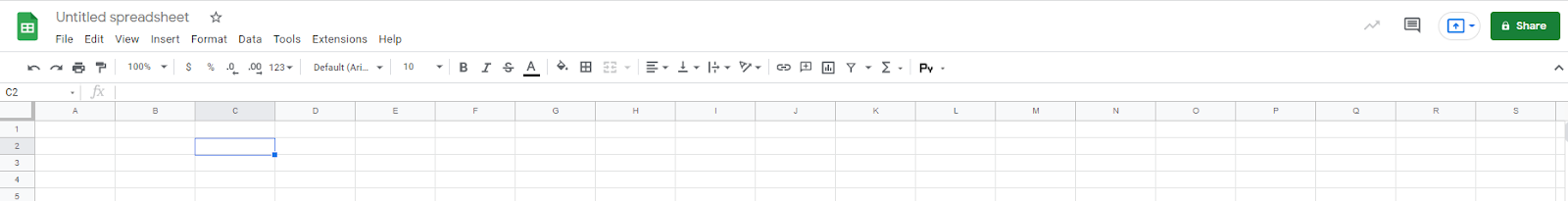 Google sheets design patterns
