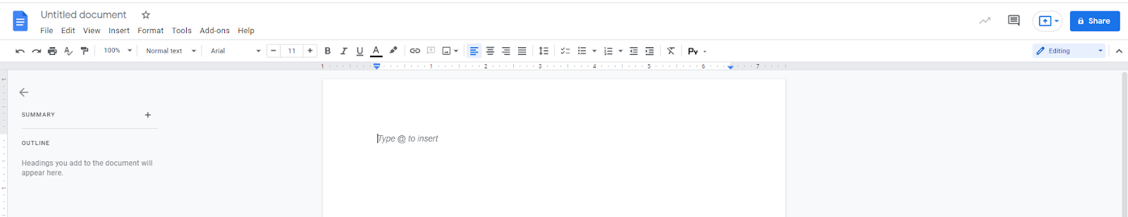 google docs design patterns