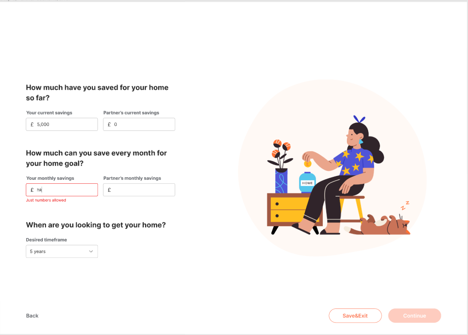 designing onboarding flow with Wizard