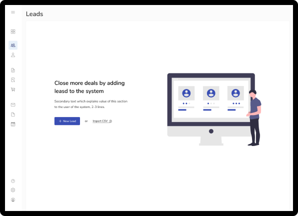 onboarding tour for CRM platform