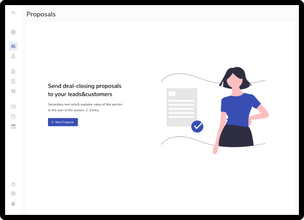CRM onboarding design example