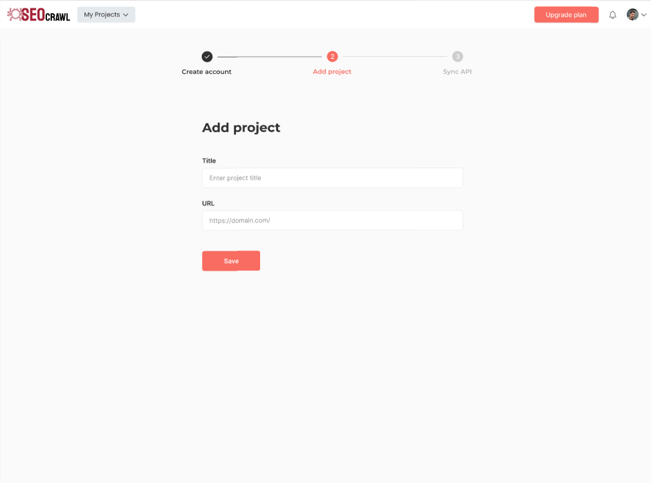 short and simple SaaS onboarding example