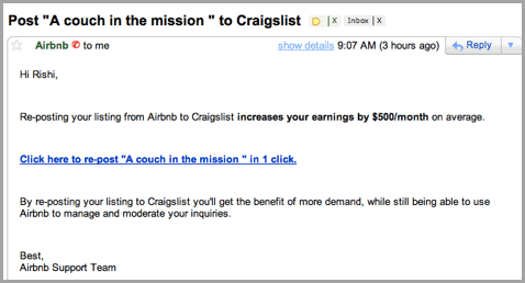 Airbnb scaling story: Airbnb on Craigslist