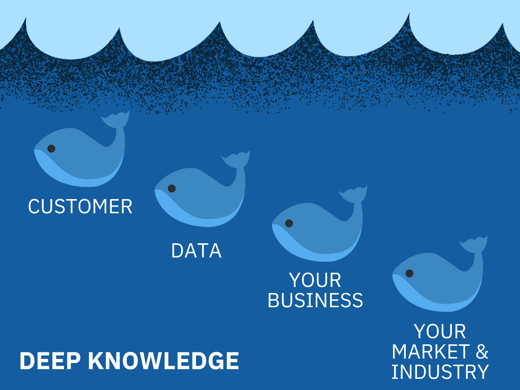 Fur whales of deep knowledge: Customer, Data, Your business, Market & Industry
