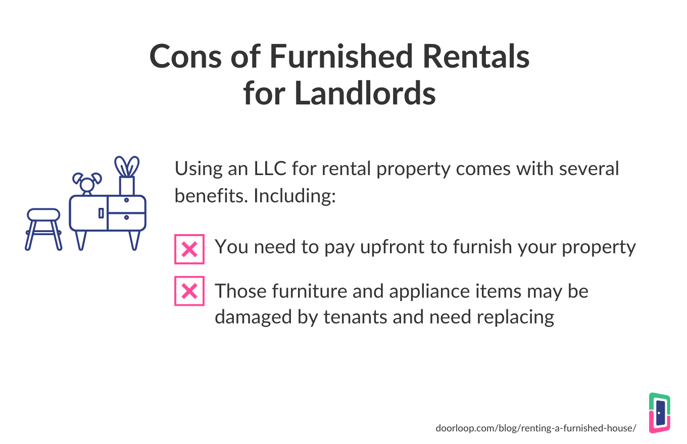 Cons of Furnished Rentals