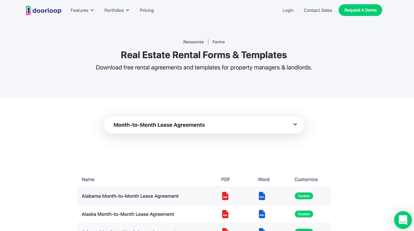 Real estate rental forms and templates