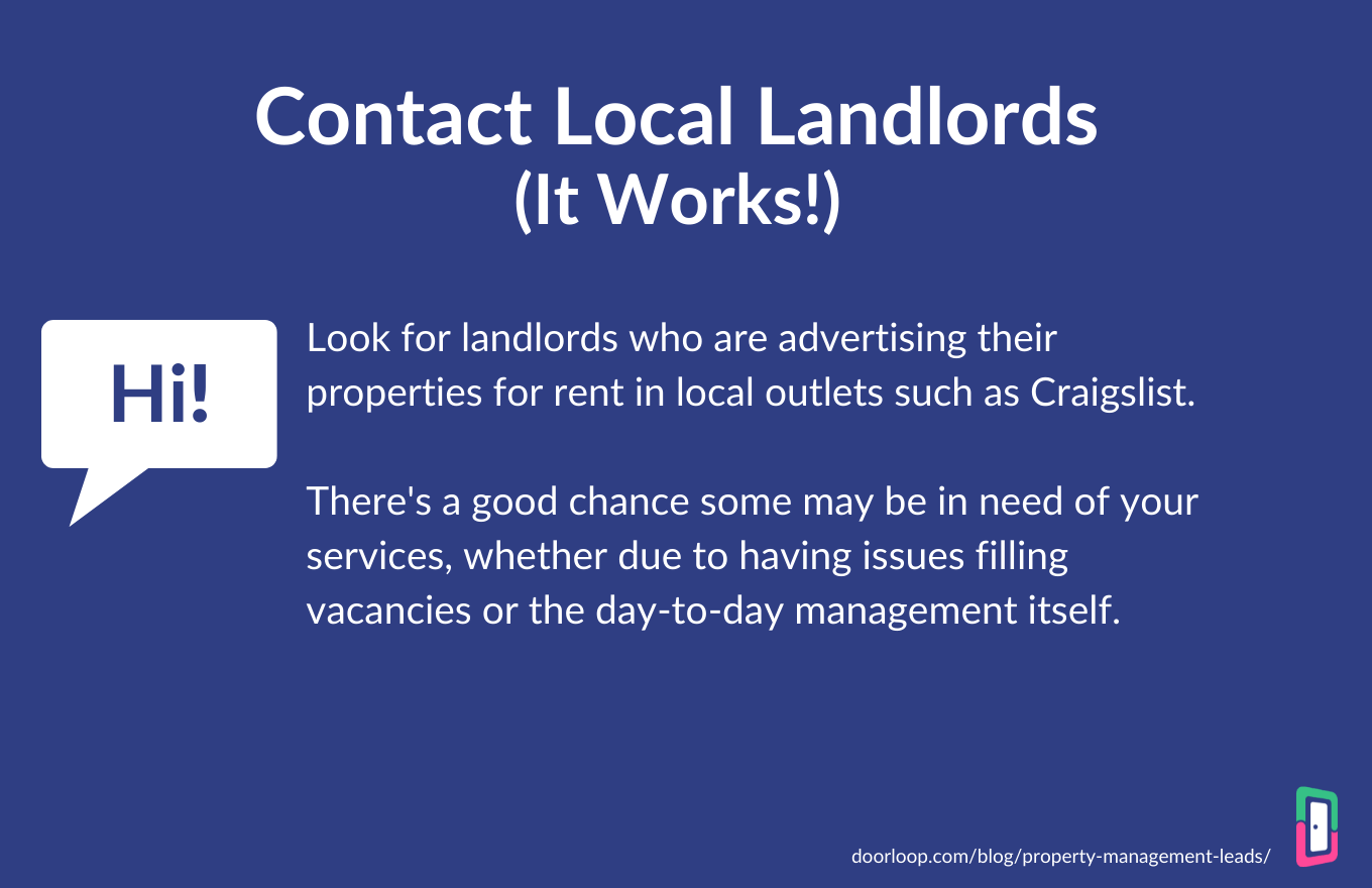 Contact Local Landlords